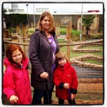 The victorious pirate golf winner. And the kids