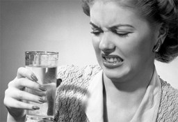 drinking water not booze